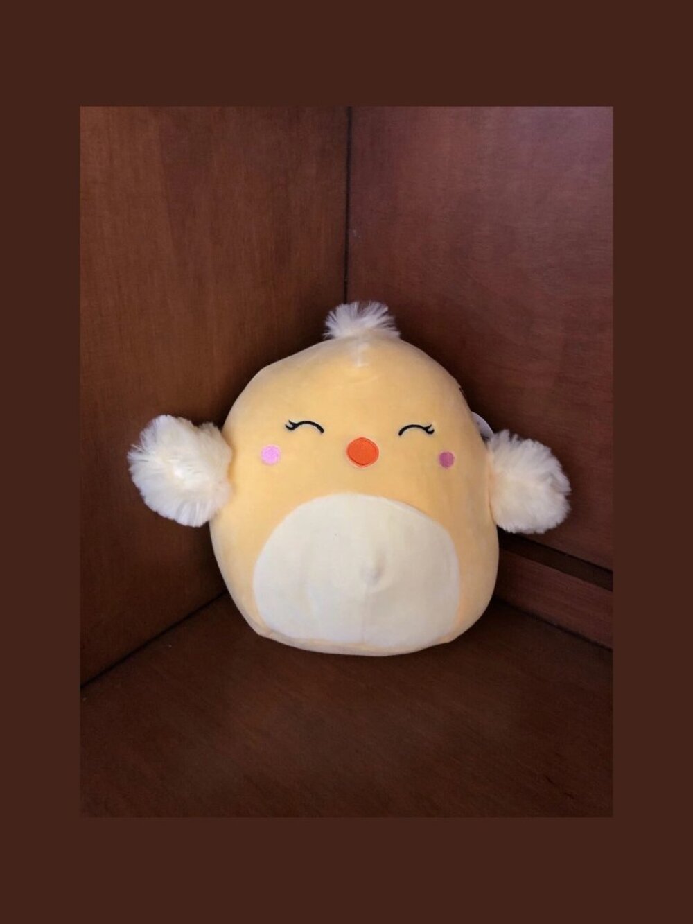 Squishmallows Kellytoy Aimee Yellow Chick 8in Plush Easter NWT